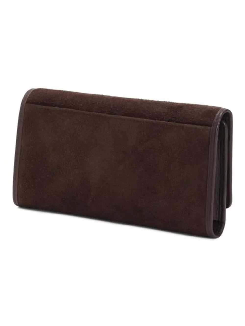 MARTA PONTI Suede Large Flap Wallet